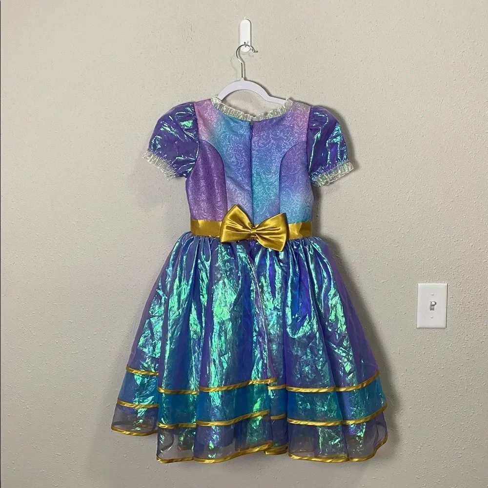 Disney Parks 50th Anniversary Minnie Mouse Dress Girls 9/10 Iridescent Costume